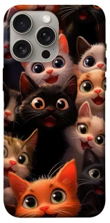 Чехол на Apple iPhone 15 Pro Max (6.7") happy cats фото 1 из 1