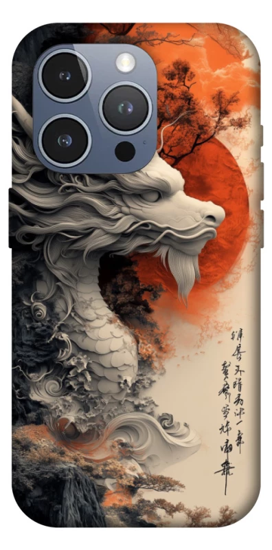 Чехол на Apple iPhone 16 Pro Max white dragon фото 1 из 1