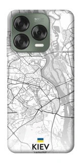 Чохол на ZTE Nubia V70 Design Kiev white map фото 1 з 1