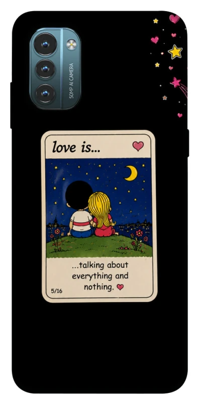 Чехол на Nokia G21 Love is ver.6 фото 1 из 1