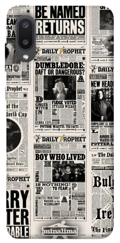 Чохол на Samsung Galaxy A02 Harry Potter newspaper фото 1 з 1