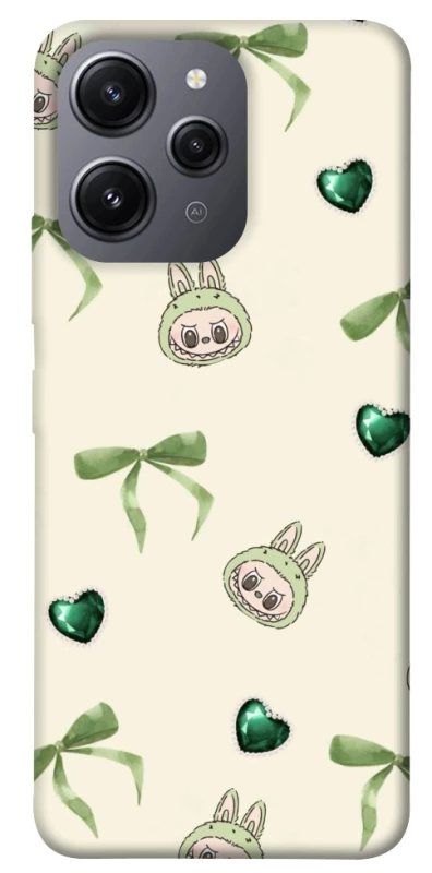 Чехол на Xiaomi Redmi 12 Labubu Green Heart фото 1 из 1