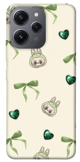 Чохол на Xiaomi Redmi 12 Labubu Green Heart фото 1 з 1