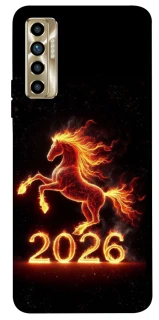 Чохол на TECNO Camon 17P Red Fire Horse ver.1 фото 1 з 1