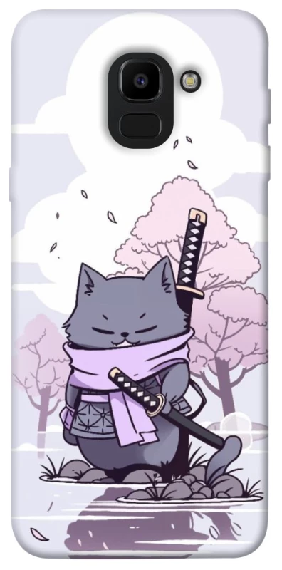 Чехол на Samsung J600F Galaxy J6 (2018) Samurai cat фото 1 из 1