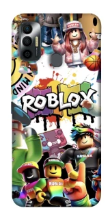 Чохол на TECNO Spark 7 Roblox Characters Collage фото 1 з 1