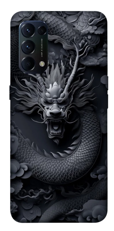 Чохол на Oppo Reno 5 4G black dragon фото 1 з 1