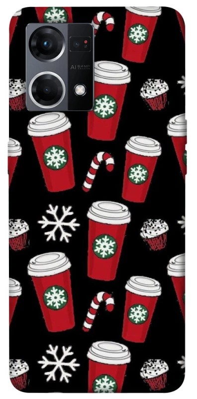 Чохол на Oppo Reno 7 4G Новорічний v40 фото 1 з 1