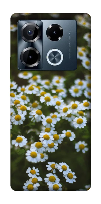 Чехол на Infinix Note 40 Pro 4G Ромашки v13 фото 1 из 1