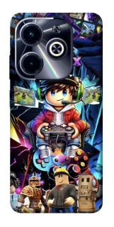 Чехол на Infinix Hot 40i Roblox collage ver.4 фото 1 из 1