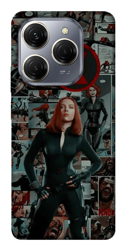 Чохол на TECNO Spark 20 Pro Black Widow фото 1 з 1