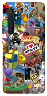 Чехол на Xiaomi Mi Note 10 Lite Roblox collage ver.5 фото 1 из 1