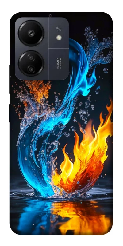 Чехол на Xiaomi Poco C65 Water And Fire фото 1 из 1