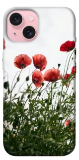 Чохол на Apple iPhone 15 (6.1") Поле маків фото 1 з 1