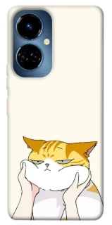 Чехол на TECNO Camon 19 Cat bun фото 1 из 1