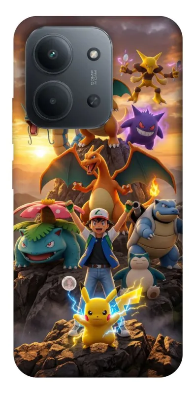 Чохол на Xiaomi Redmi 15C (Global) Pokemon фото 1 з 1
