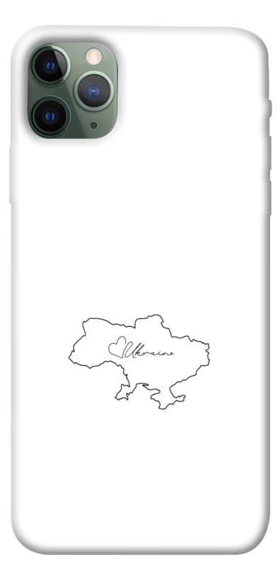 Чехол на Apple iPhone 11 Pro Max (6.5") Ukraine map фото 1 из 1