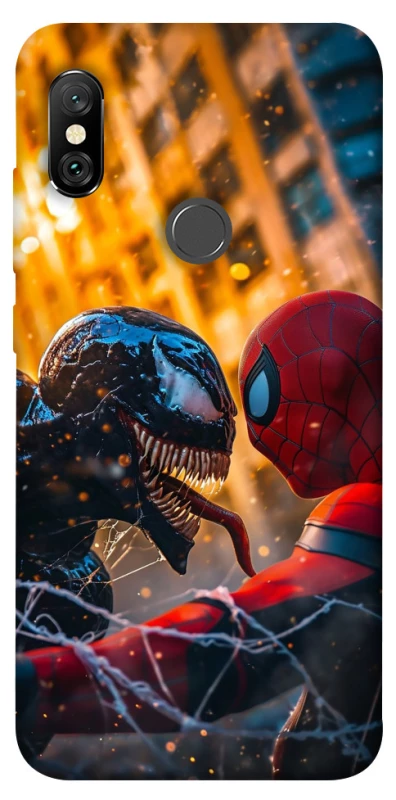 Чохол на Xiaomi Redmi Note 6 Pro Venom vs Spiderman фото 1 з 1