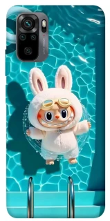 Чехол на Xiaomi Poco M5s Labubu in the pool ver.2 фото 1 из 1
