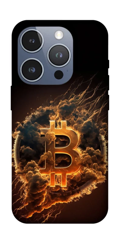 Чохол на Apple iPhone 16 Pro Smoky Bitcoin фото 1 з 1