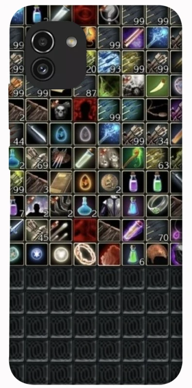 Чехол на Samsung Galaxy A03 Inventory menu ver.2 фото 1 из 1