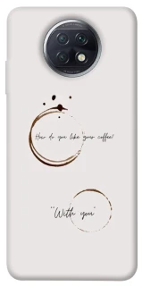 Чохол на Xiaomi Redmi Note 9 5G / Note 9T Coffee with you фото 1 з 1