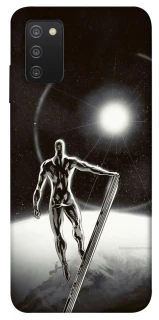 Чохол на Samsung Galaxy A03s Срібний серфер фото 1 з 1