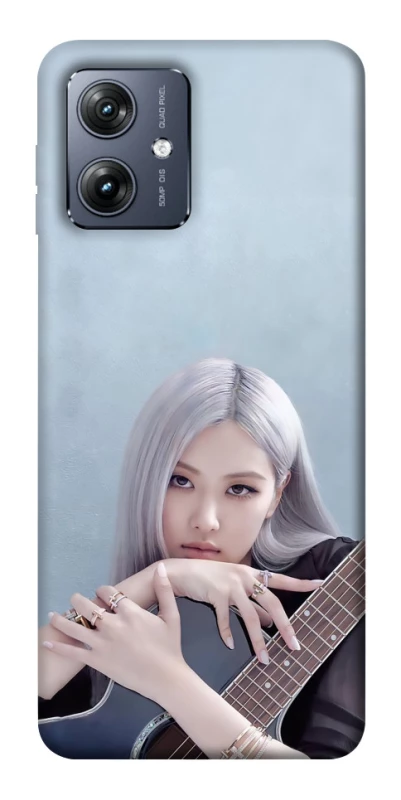 Чехол на Motorola Moto G54 Rosé - BLACKPINK фото 1 из 1