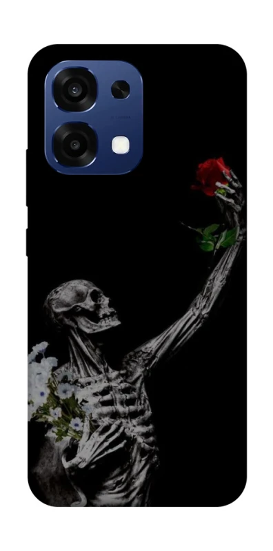 Чехол на Oppo A6 Pro 4G/5G Skeleton vs Rose фото 2 из 2