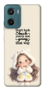 Чехол на Motorola Moto G06 Don't look back фото 1 из 1