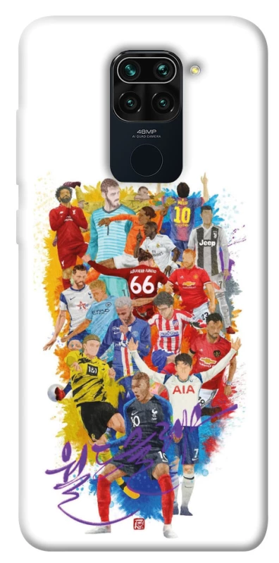 Чехол на Xiaomi Redmi Note 9 / Redmi 10X Football Abstract v2 фото 1 из 1