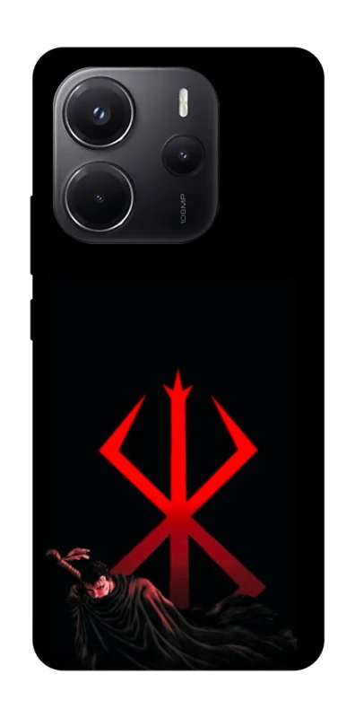 Чехол на Xiaomi Redmi Note 14 4G (Europe version) Berserk Red Logo фото 1 из 1