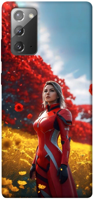 Чохол на Samsung Galaxy Note 20 Cyber space girl ver.5 фото 1 з 1