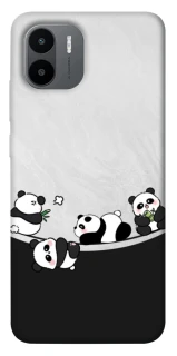 Чехол на Xiaomi Redmi A1 / A2 Four pandas фото 1 из 1