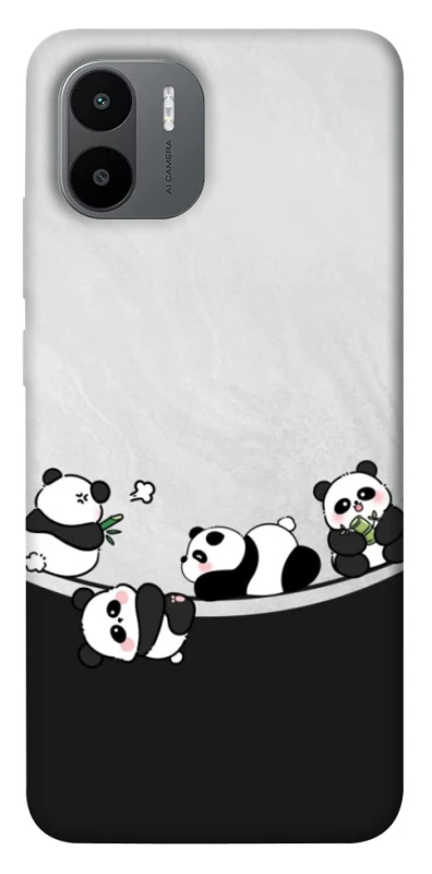 Чохол на Xiaomi Redmi A1+ / Poco C50 / A2+ Four pandas фото 1 з 1