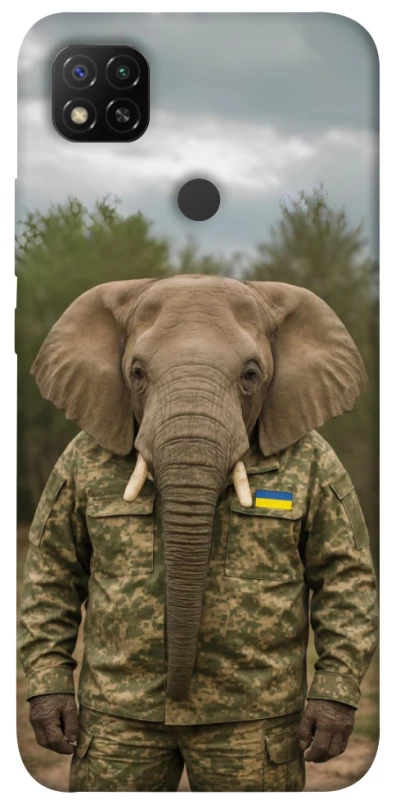 Чохол на Xiaomi Redmi 9C Слон захисник фото 1 з 1