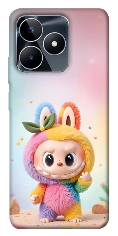 Чохол на Realme C53 Labubu colored фото 1 з 1