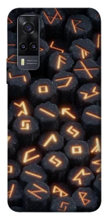 Чехол на Vivo Y31 Огненые руны фото 1 из 1