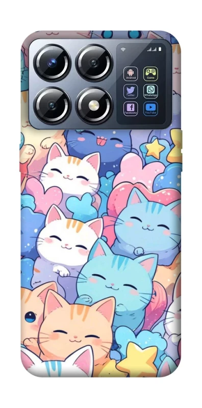 Чохол на Xiaomi POCO X8 Pro Funny Kittens ver.3 фото 1 з 1