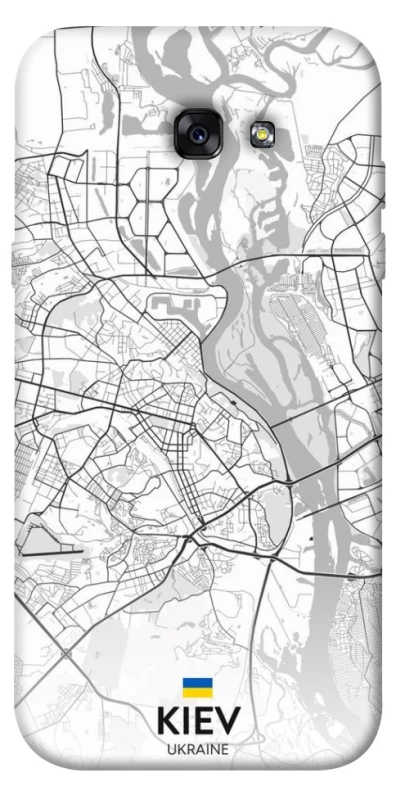Чохол на Samsung A720 Galaxy A7 (2017) Kiev white map фото 1 з 1