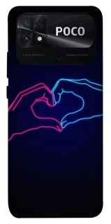 Чехол на Xiaomi Poco C40 Neon love фото 1 из 1