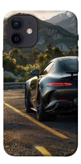 Чехол на Apple iPhone 12 mini (5.4") Car in the mountains фото 1 из 1