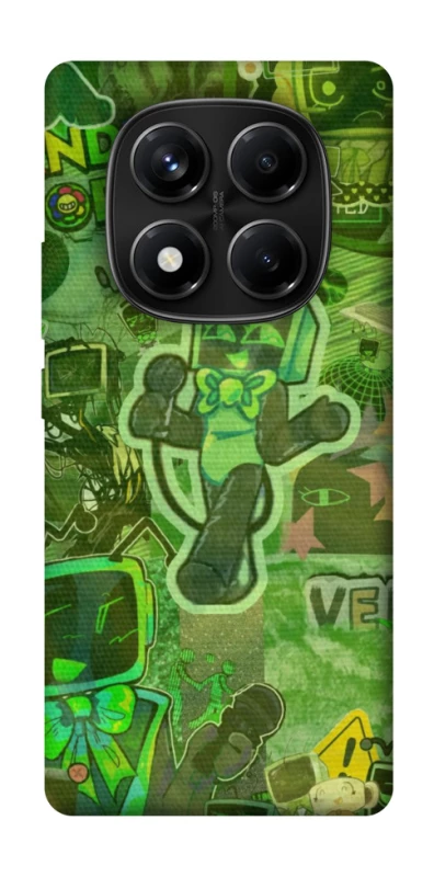 Чехол на Xiaomi Redmi Note 14 Pro 4G Dandysworld tv green theme фото 1 из 1