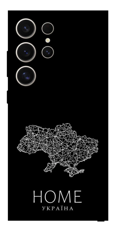 Чохол на Samsung Galaxy S25 Ultra Ukraine black map фото 1 з 1