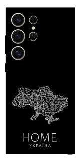 Чохол на Samsung Galaxy S25 Ultra Ukraine black map фото 1 з 1