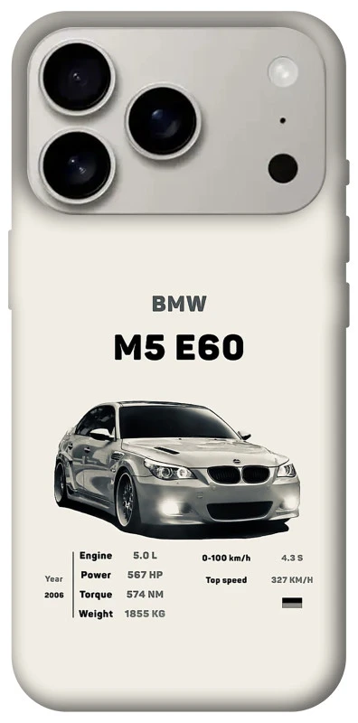 Чохол на Apple iPhone 17 Pro (6.3") BMW M5 E60 фото 1 з 1