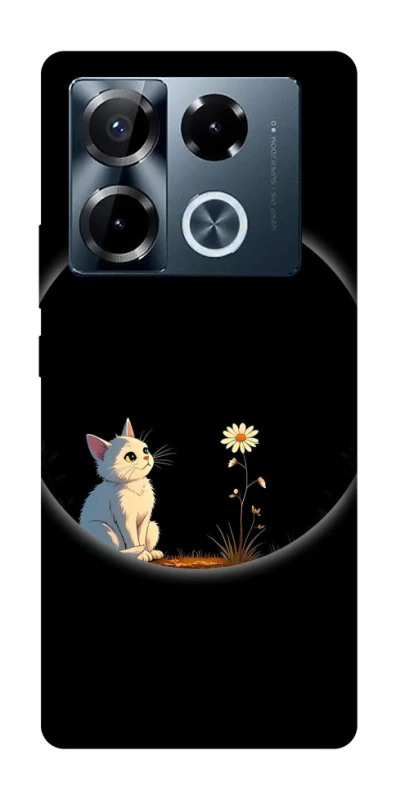 Чохол на Infinix Note 40 Pro 4G Cat and flower фото 1 з 1