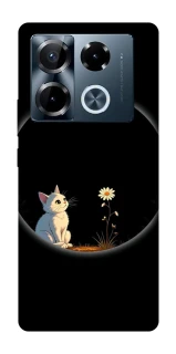 Чехол на Infinix Note 40 Pro 4G Cat and flower фото 1 из 1