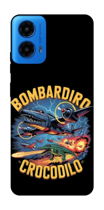 Чохол на Motorola Moto G45 Bombardino Crocodilo v2 фото 1 з 1