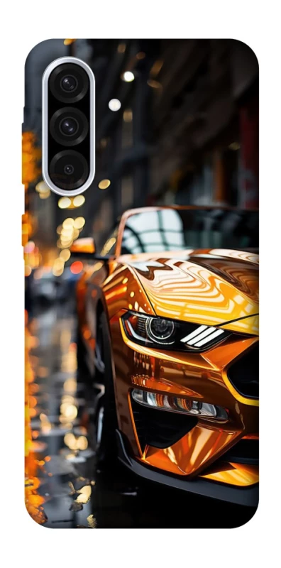 Чохол на Samsung Galaxy A36 5G Golden sports car фото 1 з 1